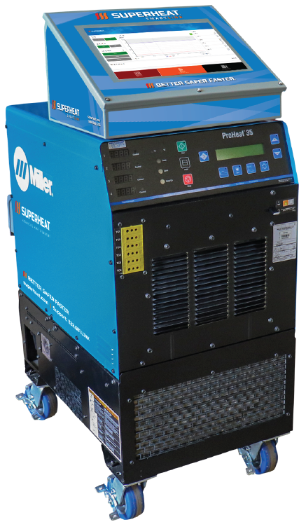 Superheat SmartPak and SmartCard used for post weld heat treatment services