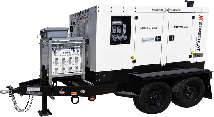 Superheat SmartGen used for post weld heat treatment services
