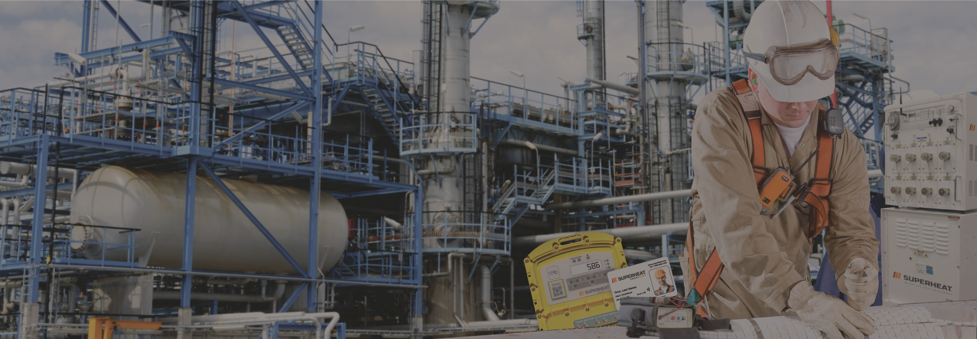 Superheat performing on site heat treatment services